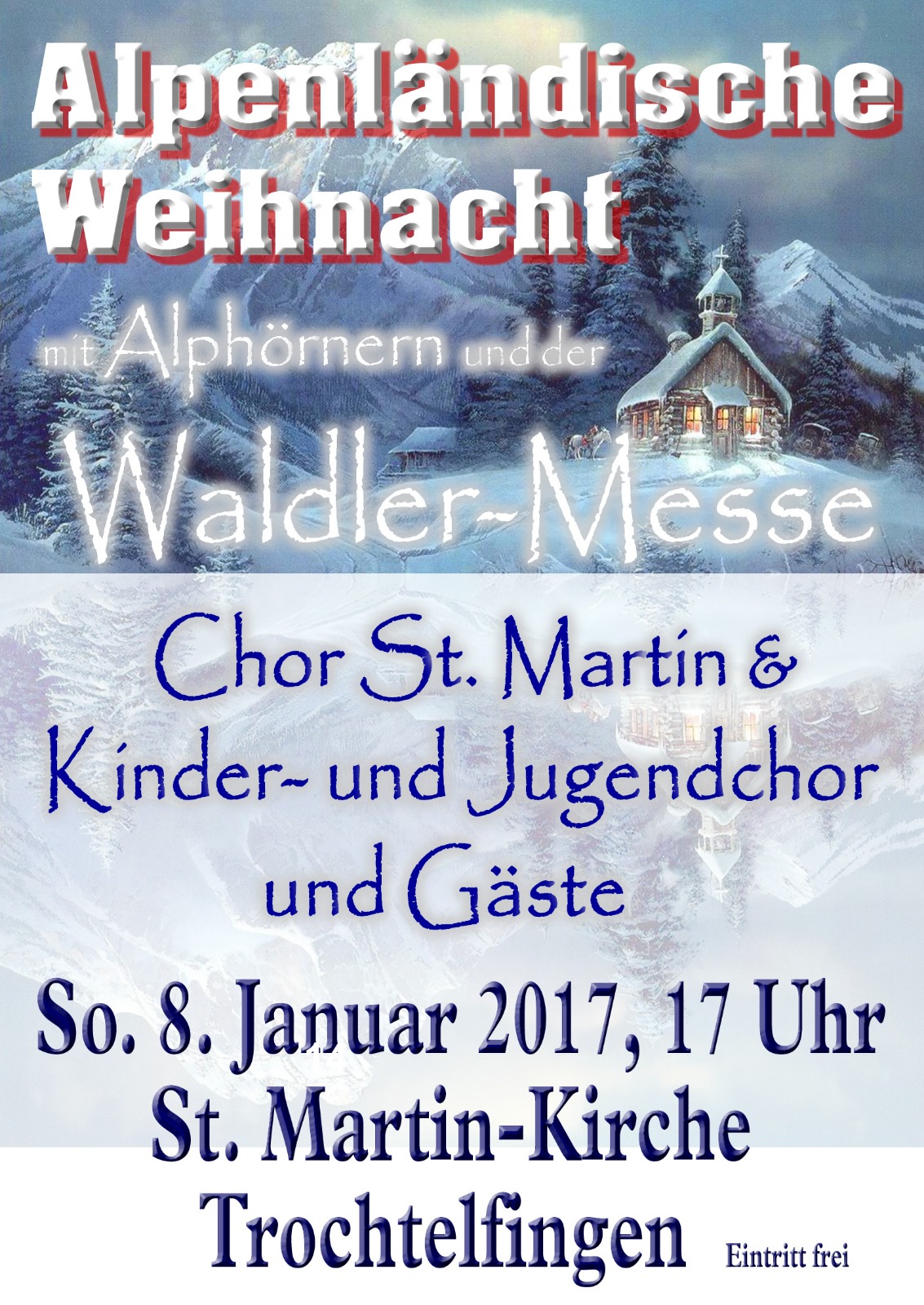 Alpenlndische Weihnacht mit Alphrnern und der Waldler-Messe